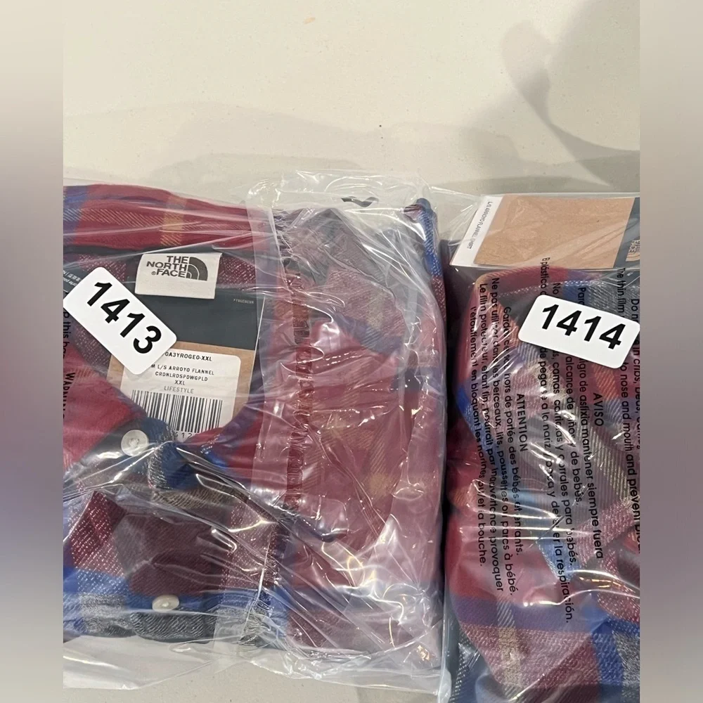 NWT XXL The North Face Arroyo Flannel Red Plaid Warm Standard Fit Shirt